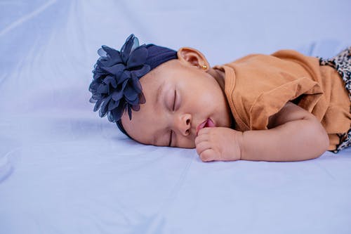 Peaceful Slumber of a Baby Girl